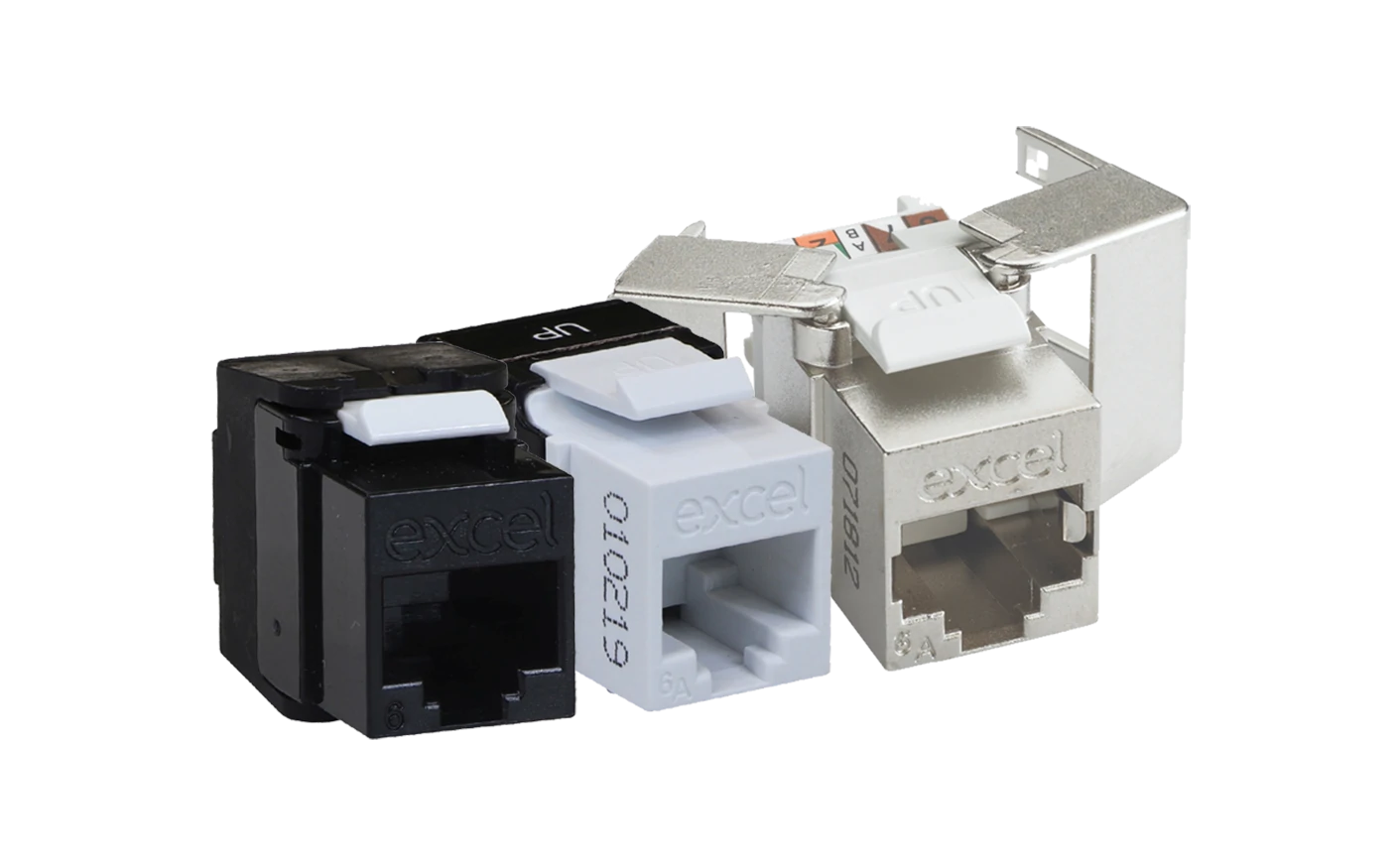 Conectores, tomadas e hardware de montagem